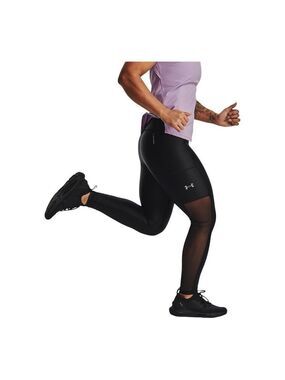 Under Armour Run Iso Chill Black High Rise Compression Workout Leggings, sz XS